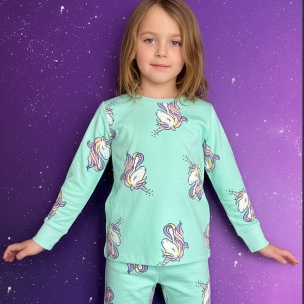 Starlit Unicorn Pastel Pajama Set